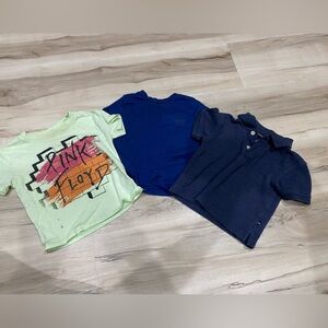 Toddler Boy 18M Clothing Lot Nautica Polo Reebok Shirt Pink Floyd Graphic Tee